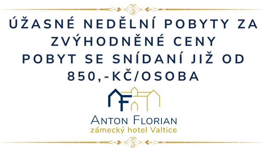 ANTON FLORIAN, zámecký hotel Valtice Esterno foto